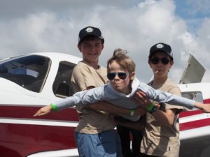 Kids love our Brisbane scenic flight with Sky Dance